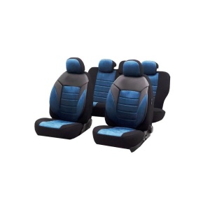 Huse scaune auto compatibile DACIA Sandero II 2012-2020 / Diamond Albastru (05162)