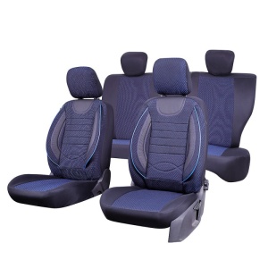 Huse scaune auto compatibile SEAT Ibiza III 2002-2008 / City Albastru Negru (06260)