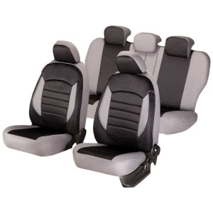 Huse scaune auto compatibile VW Passat B6 2005-2010 / Urban Negru-Gri (44481)