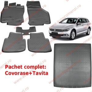 Pachet Tavita Portbagaj + Covoare VW Passat B8 2015-2023 Combi