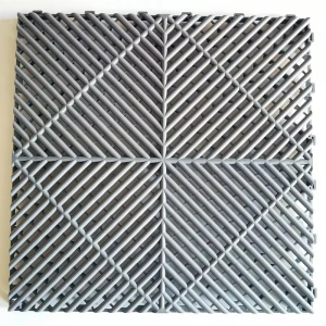 Pardoseala modulara ventilata 40 x 40 x 1,8 cm / Gri