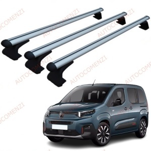 Set 3 bare portbagaj CITROEN Berlingo III (K9) 2018-prezent - ALUMINIU - fixare pe caroserie
