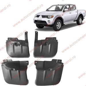 Set 4 aparatori noroi dedicate MITSUBISHI L200 IV 2010-2015 Facelift