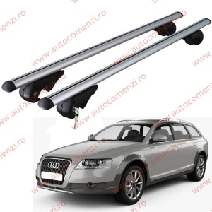 Set bare portbagaj AUDI A6 C7 2011-2018 Allroad Avant - cu cheie antifurt / Aluminiu - 120 cm