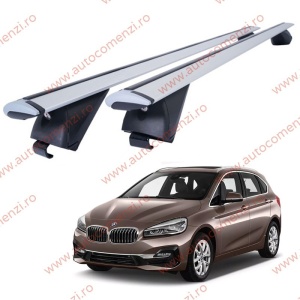 Set bare portbagaj BMW Seria 2 F45 Active Tourer 2014-2021 - Wingbar - Aluminiu / cu cheie antifurt