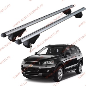 Set bare portbagaj CHEVROLET Captiva I 2006-2019 - cu cheie antifurt / Aluminiu - 120 cm