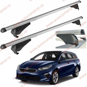 Set bare portbagaj KIA Cee'd III 2018-prezent Combi - Aluminiu / cu cheie antifurt