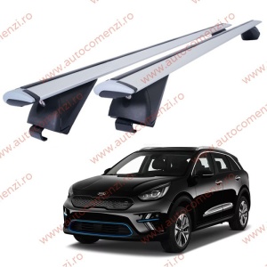 Set bare portbagaj KIA Niro I 2016-2021 - Wingbar - Aluminiu / cu cheie antifurt