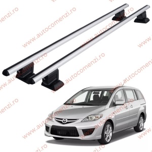 Set bare portbagaj MAZDA 5 I 2004-2010 - cu cheie antifurt / Aluminiu