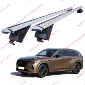 Set bare portbagaj MAZDA CX-80 (KL) 2024-prezent - Wingbar - Aluminiu / cu cheie antifurt