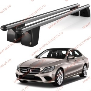Set bare portbagaj MERCEDES Clasa C (W205) 2015-2023 (prindere in puncte fixe)