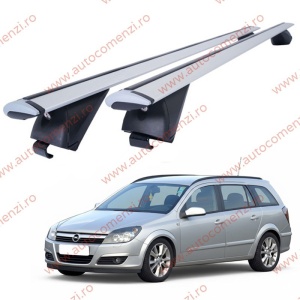 Set bare portbagaj OPEL Astra H 2004-2014 Combi - Wingbar - Aluminiu / cu cheie antifurt