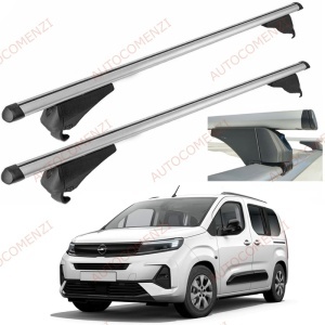 Set bare portbagaj OPEL e-Combo Life 2024-prezent (electric) - Aluminiu / cu cheie antifurt