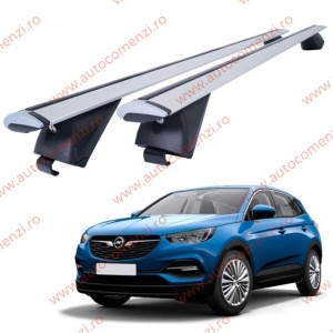 Set bare portbagaj OPEL Grandland X I 2017-2024 - Wingbar - Aluminiu / cu cheie antifurt