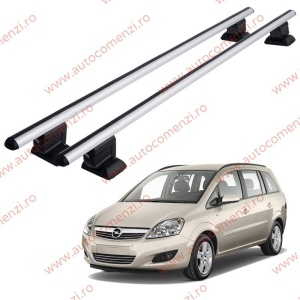 Set bare portbagaj OPEL Zafira B 2005-2014 - cu cheie antifurt / Aluminiu