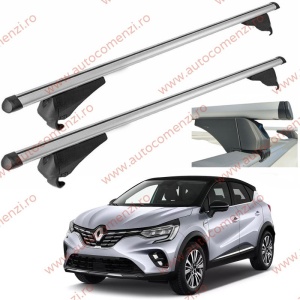 Set bare portbagaj RENAULT Captur II 2019-prezent - Aluminiu / cu cheie antifurt
