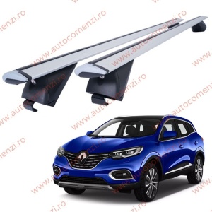 Set bare portbagaj RENAULT Kadjar 2015-2022 - Wingbar - Aluminiu / cu cheie antifurt