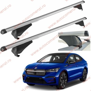 Set bare portbagaj SKODA Enyaq 2021-prezent - Aluminiu / cu cheie antifurt