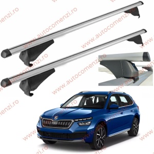 Set bare portbagaj SKODA Kamiq 2019-prezent - Aluminiu / cu cheie antifurt