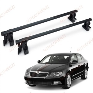 Set bare portbagaj SKODA Superb II 2008-2015 Sedan (prindere la baza usii) - Otel