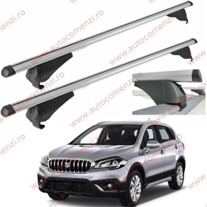 Set bare portbagaj SUZUKI SX4 / S-Cross III 2021-prezent - Aluminiu / cu cheie antifurt