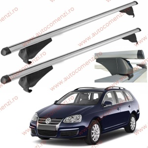 Set bare portbagaj VW Golf V 2003-2009 Combi - ALUMINIU / cu cheie antifurt