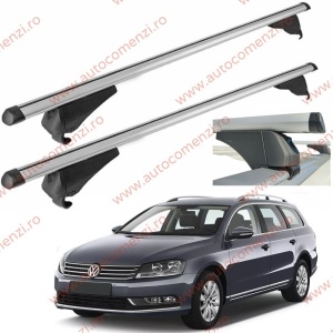 Set bare portbagaj VW Passat B7 2010-2015 Combi - Aluminiu / cu cheie antifurt