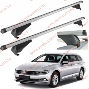 Set bare portbagaj VW Passat B8 2015-2023 Combi - Aluminiu / cu cheie antifurt