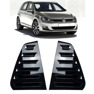 Set ornamente protectie geam VW Golf VII 2012-2020 Hatchback/Scurt - ABS Premium