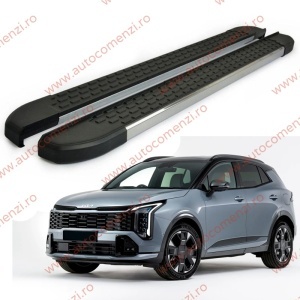 Set praguri KIA Sportage V 2021-prezent (praguri + kit montaj)