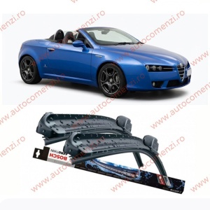 Set stergatoare parbriz ALFA ROMEO Spider 2006-2010 (sofer + pasager) BOSCH