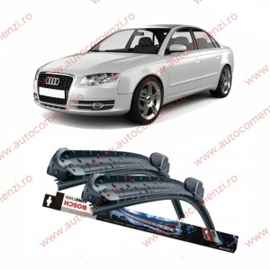 Set stergatoare parbriz AUDI A4 B7 2004-2008 Sedan (sofer + pasager) BOSCH