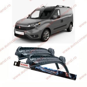 Set stergatoare parbriz FIAT Doblo Cargo Platform / Chassis 2010-2022 (sofer + pasager) BOSCH