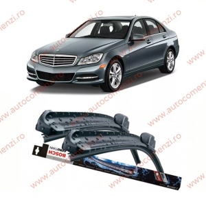 Set stergatoare parbriz MERCEDES Clasa C W204 2008-2015 (sofer + pasager) BOSCH