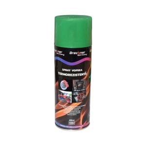 Spray vopsea rezistent termic pentru etriere Verde Breckner 450ml
