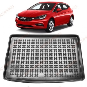 Tavita Portbagaj cauciuc OPEL Astra K 2015-2022 Hatchback (cu roata rezerva mica - portbagaj sus) - REZAW PLAST