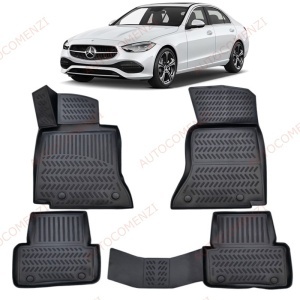 Covoare auto tavita MERCEDES Clasa C W206 2021-prezent (5 bucati)