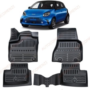 Covoare auto tavita SMART ForFour (W453) 2014-2021 (5 bucati)