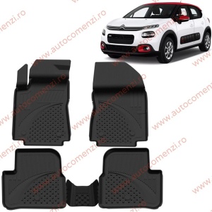 Covoare cauciuc tavita CITROEN C3 III (SX/SY) 2016-2024 (Ultra SHL)
