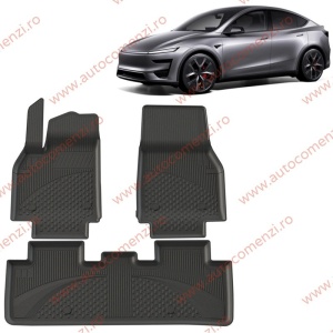 Covoare cauciuc tavita TESLA Model Y Juniper 2025-prezent (Ultra SHL)