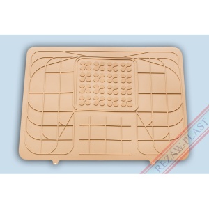 Covoras cauciuc protectie tunel median 53 cm x 42 cm - BEJ - REZAW PLAST