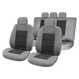 Huse scaune auto compatibile SEAT Leon II 2005-2012 PREMIUM LUX (Gri UMB2)
