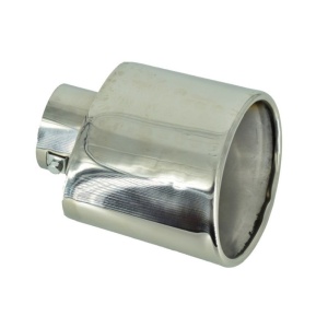 Ornament toba iesire ovala / Argintiu / Produs Premium
