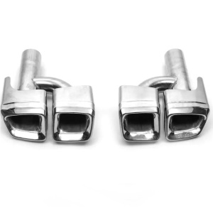 Ornament toba inox Mercedes Clasa E AMG / Argintiu