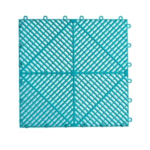 Pardoseala modulara ventilata 40 x 40 x 1,8 cm / Verde Turcoaz