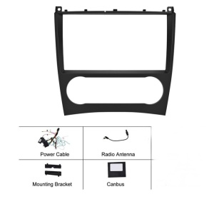 Rama Navigatie MERCEDES CLK (C209) 2005-2010 Facelift - 9" / kit complet