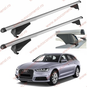 Set bare portbagaj AUDI A6 C7 2011-2018 Combi - Aluminiu / cu cheie antifurt