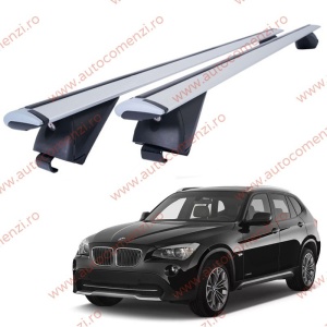 Set bare portbagaj BMW X1 E84 2009-2016 - Wingbar - Aluminiu / cu cheie antifurt
