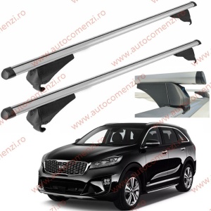 Set bare portbagaj cheie KIA Sorento III 2015-2020 - Aluminiu / cu cheie antifurt