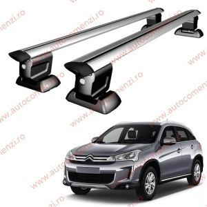 Set bare portbagaj CITROEN C4 AirCross 2012-2017 - Wingbar - cu cheie antifurt / Aluminiu